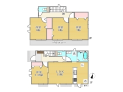 A号棟間取り図■立川市砂川町6　新築一戸建て■
