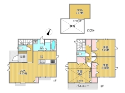 A号棟間取図■立川市栄町2丁目　新築戸建て■
