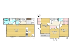 1号棟間取り図■八王子市万町　新築一戸建て■