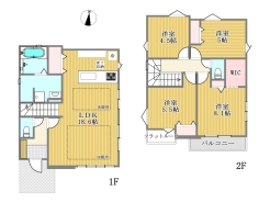 間取図■府中市本宿町3　新築一戸建て■