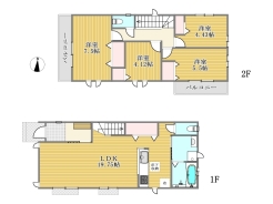 A号棟間取り図■府中市本宿町4　新築一戸建■