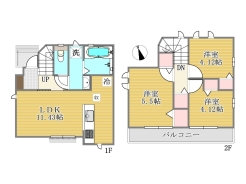 A号棟間取り図■調布市深大寺元町3　新築一戸建て■