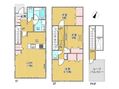 2号棟間取り図■多摩市乞田　新築一戸建て■