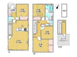 3号棟間取り図■多摩市乞田　新築一戸建て■