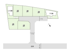 区画図■国立市谷保　新築一戸建■