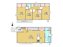 M号棟間取り図■立川市幸町5丁目　新築戸建て■
