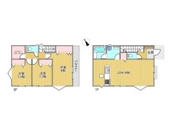 1号地参考プラン■府中市住吉町4　条件付き売地■