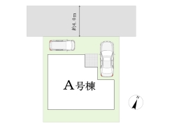 区画図■日野市日野台4　新築一戸建■