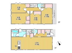 8号棟間取り図■調布市富士見町3丁目　新築戸建て■