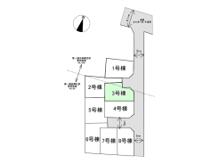 3号地区画図■立川市栄町2丁目　売地■