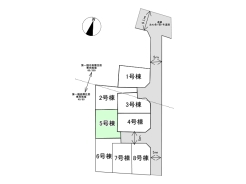 5号地区画図■立川市栄町2丁目　売地■