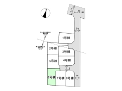6号地区画図■立川市栄町2丁目　売地■