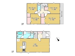 4号棟間取り図■府中市本宿町1　新築一戸建■
