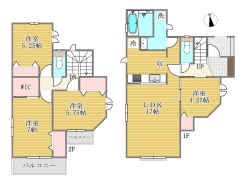 間取り図■八王子市打越町　新築一戸建て■