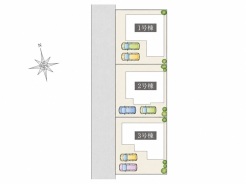 区画図■立川市西砂町6　新築一戸建■
