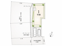区画図■八王子市廿里町　新築一戸建■