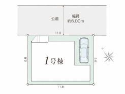 区画図■日野市豊田3　新築一戸建■