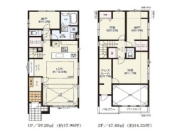 １号棟間取り図■国分寺市富士本1　新築一戸建て■