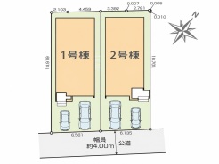区画図■国分寺市富士本1　新築一戸建て■