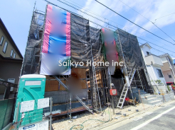 西武多摩川線「競艇場前」駅徒歩4分！2階リビングの開放的な間取り！暮らしに潤い。全2棟です。■府中市小柳町5　新築一戸建て■