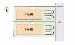 区画図■国分寺市新町3　新築一戸建て■