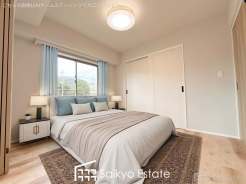 リビング横の約6帖のお部屋の引き戸を開放して広々空間として利用するのも良いですね♪