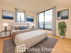 2面採光で明るく風通しも良好です！天気の良い日は是非窓を開けて空気の入れ替えをしてみるのはいかがでしょうか♪※家具類はCG加工しています。

