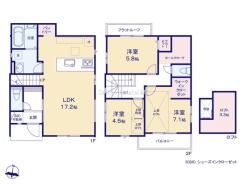 間取り図（1号棟）

