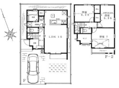 延床面積約81.36ｍ2、参考建物価格1400万円より承ります。土地＋建物参考プラン価格8290万円（税込）

