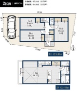 参考プラン例（間取り図）2号地