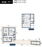 建物面積約81.05ｍ2、参考建物価格1270万円より承ります。土地＋建物参考プラン価格8780万円（税込）