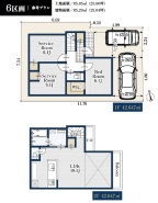 建物面積約85.29ｍ2、参考建物価格1330万円より承ります。土地＋建物参考プラン価格9780万円（税込）