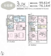 間取り図（6号棟）