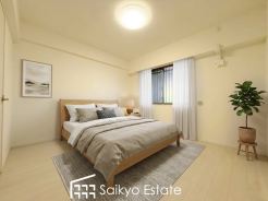 洋室2部屋に窓がございますので、明るく換気も行えます。天気の良い日は是非窓を開けて空気の入れ替えをしてみるのはいかがでしょうか♪※家具類はCG加工しています。
