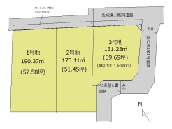区画図■八王子市川口町　売地■