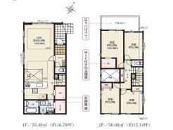 1号棟間取り■国分寺市西町1　新築一戸建て■