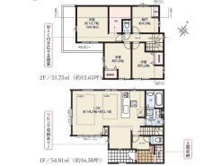 2号棟間取り■国分寺市西町1　新築一戸建て■