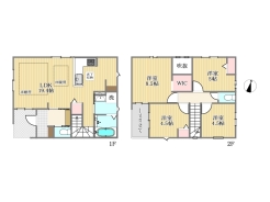 間取り図■八王子市廿里町　新築一戸建て■