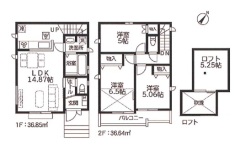 A号棟間取り図■調布市深大寺東町5　新築一戸建■