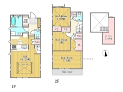 1号棟間取り図■府中市朝日町1　新築一戸建て■