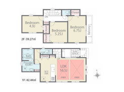 2号棟間取り■小金井市前原町3丁目　新築戸建て■