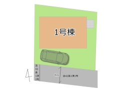 区画図■国分寺市並木町3　新築一戸建て■