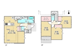 間取図■国分寺市並木町1　新築一戸建て■