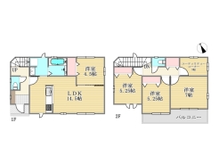 間取り図■稲城市東長沼　新築一戸建て■