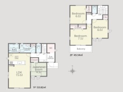 2号棟間取り図■府中市四谷2　新築一戸建■