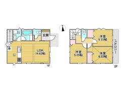 2号棟間取り図■小金井市前原町4丁目　新築戸建て■