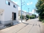 前面道路含む現地写真■日野市多摩平3　新築一戸建て■