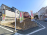 前面道路含む現地写真■多摩市諏訪1　建築条件なし売地■