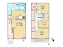 3号棟間取り図■立川市上砂町3　新築一戸建て■