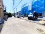 南側4ｍ道路に面しています。■八王子市東中野　新築一戸建て■